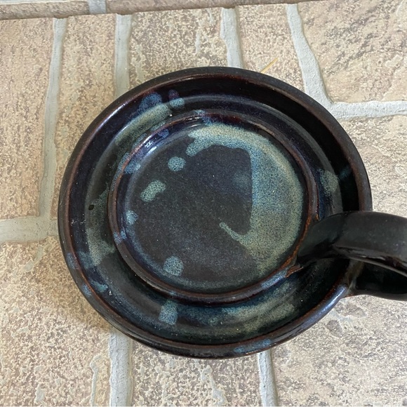 Stegall Pottery Candle Holder SIGNED - Picture 4 of 8